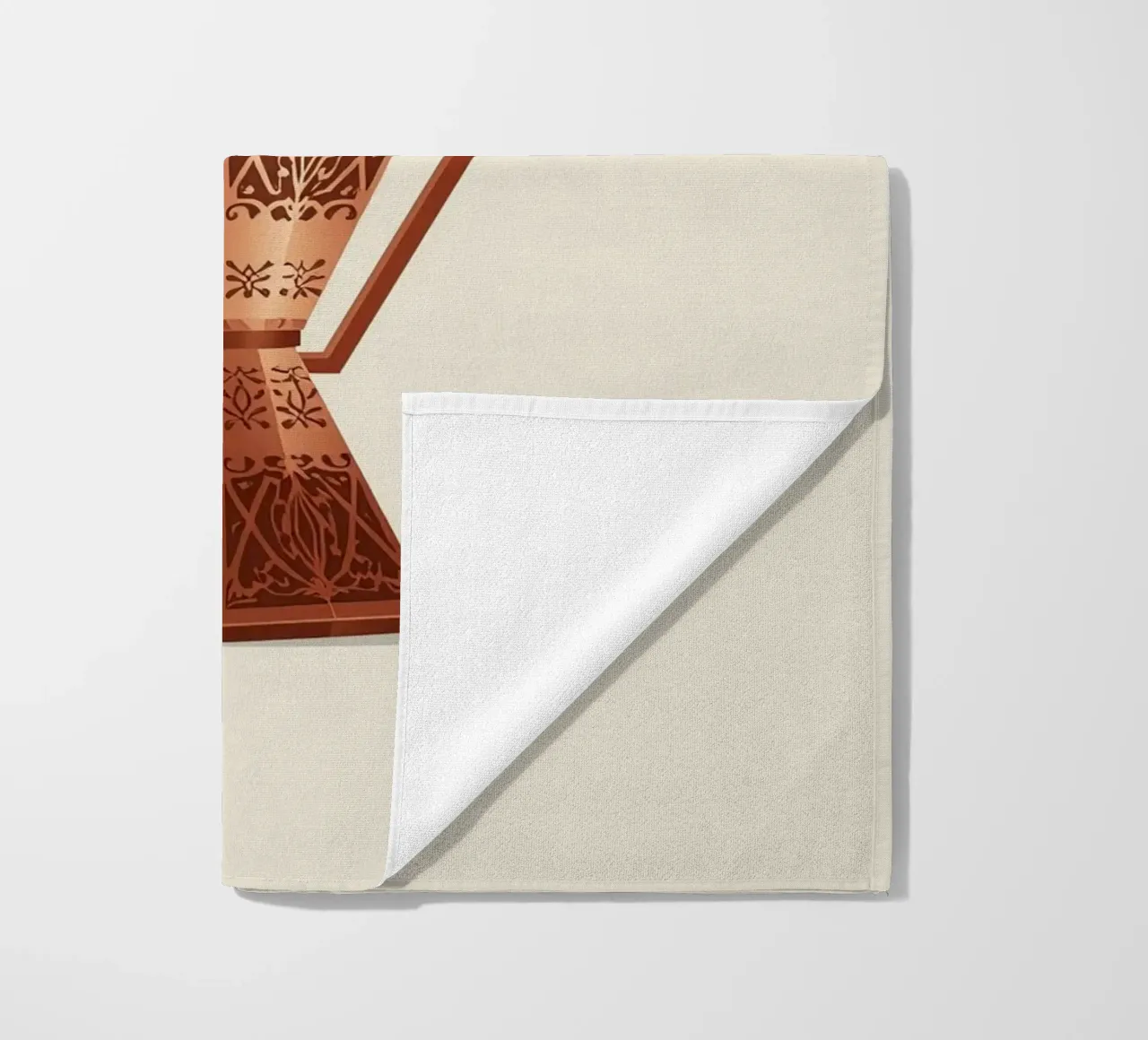 versierde koperen cezve strandhanddoek van LIFESTYLE OBJECTS