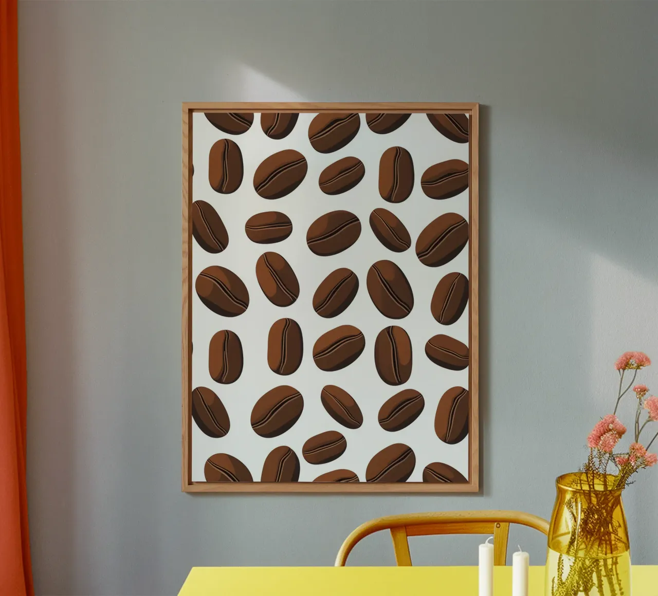 Modello di chicchi di caffè alluminio dibond da LIFESTYLE OBJECTS