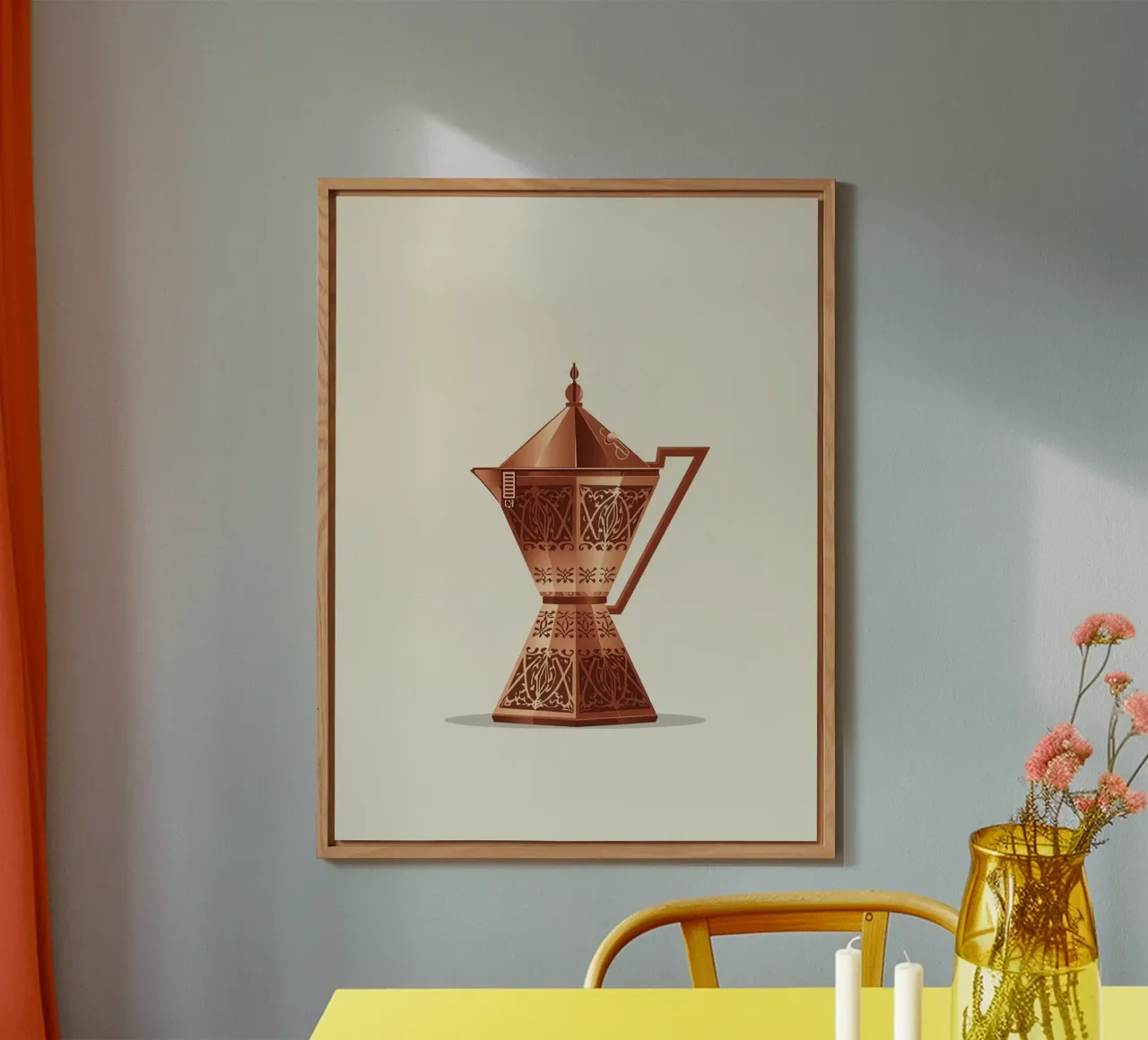 versierde koperen cezve forex-plaat van LIFESTYLE OBJECTS