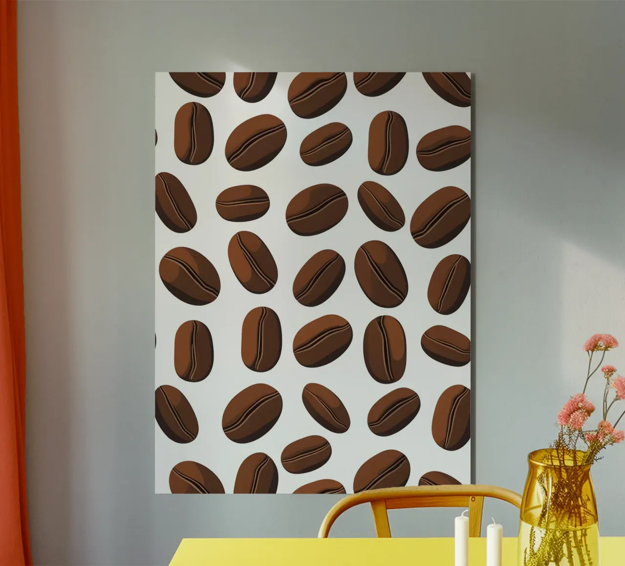 Modello di chicchi di caffè alluminio dibond da LIFESTYLE OBJECTS