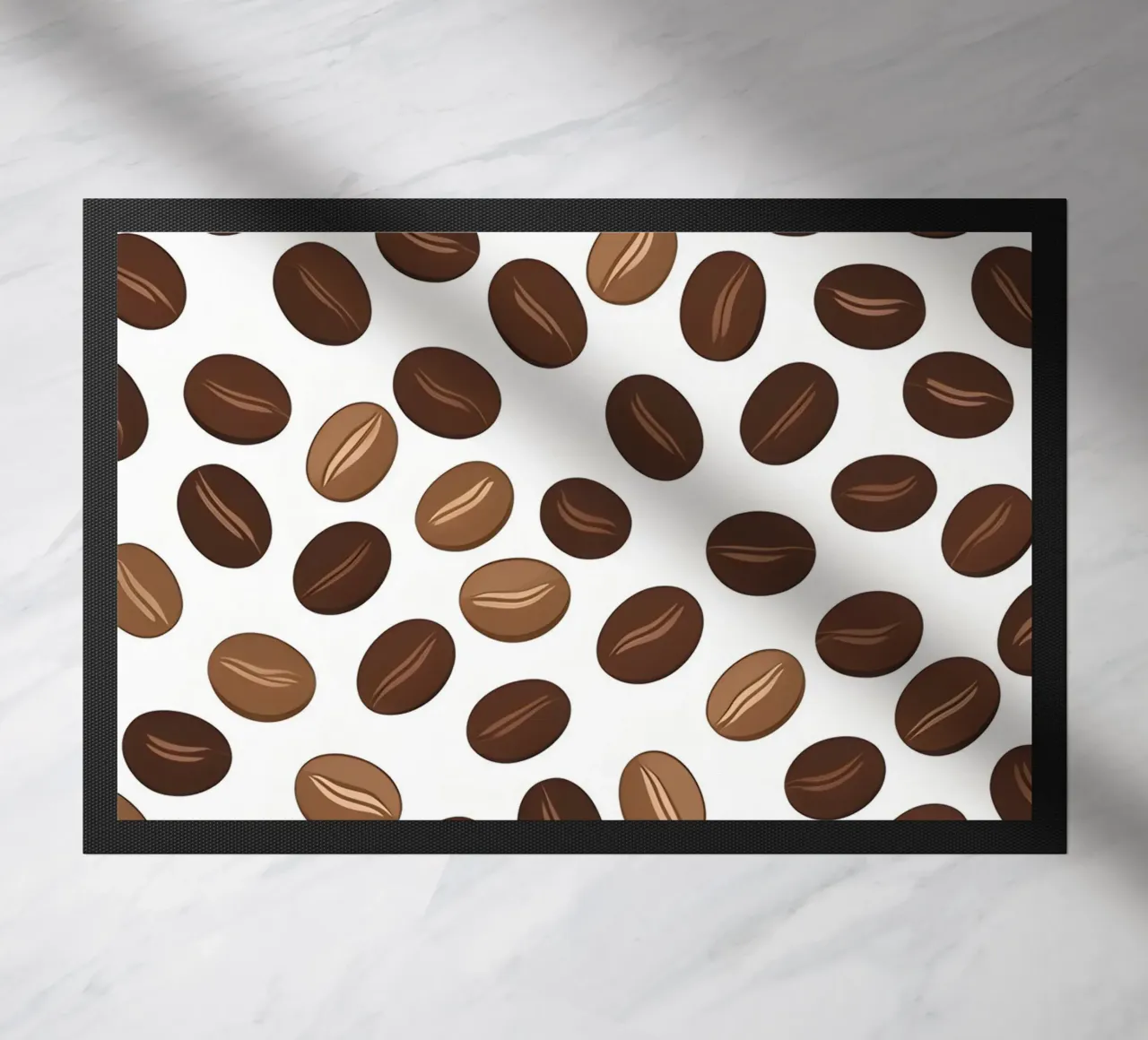 Coffee beans pattern doormat by LIFESTYLE OBJECTS