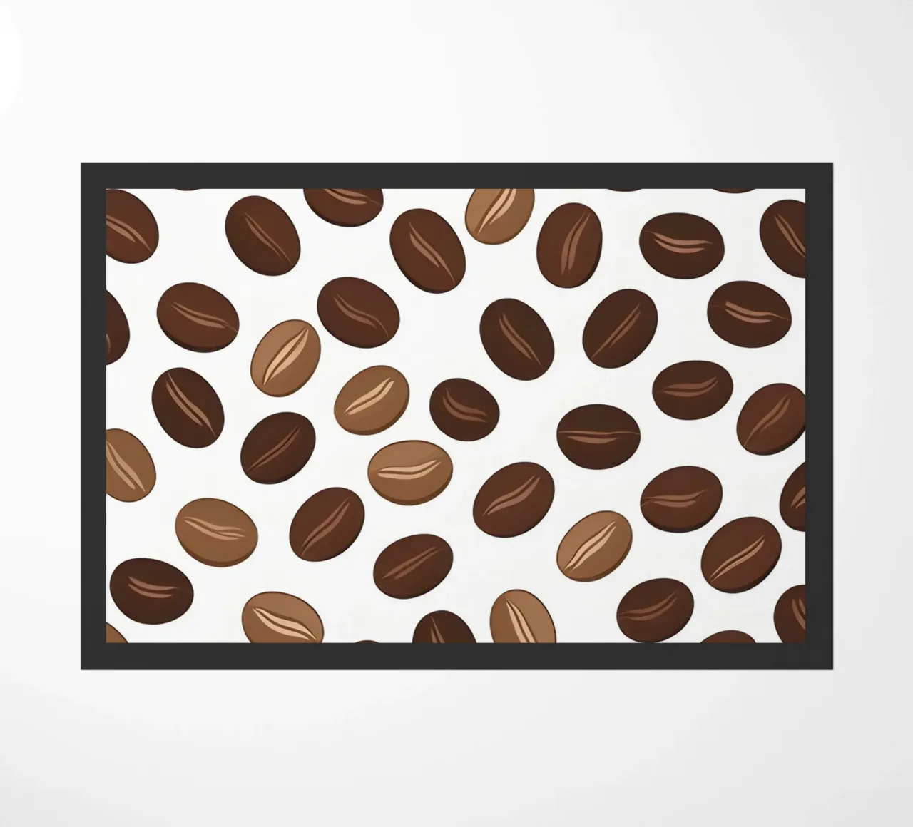 Coffee beans pattern doormat by LIFESTYLE OBJECTS