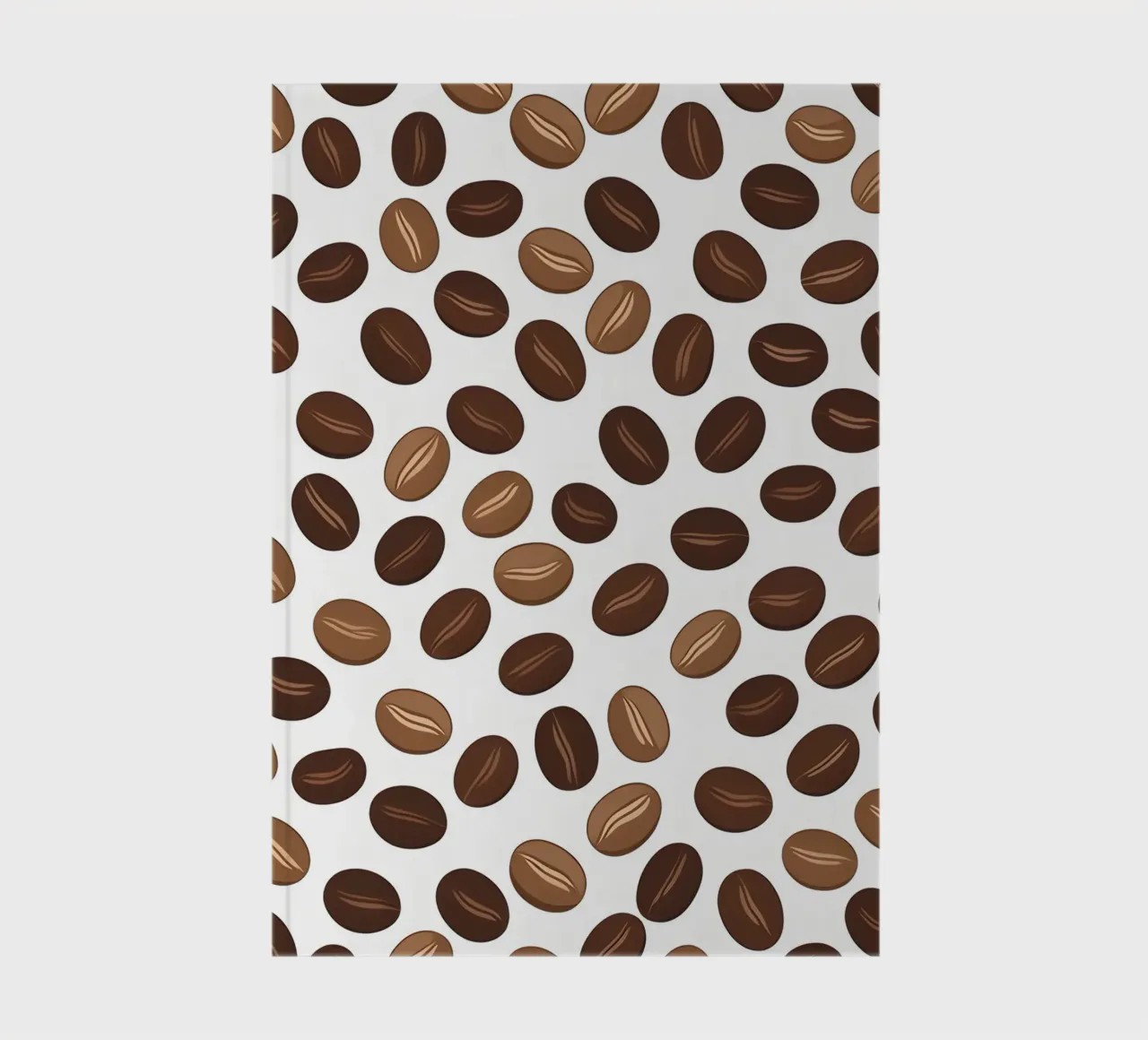 Coffee beans pattern notebook by LIFESTYLE OBJECTS