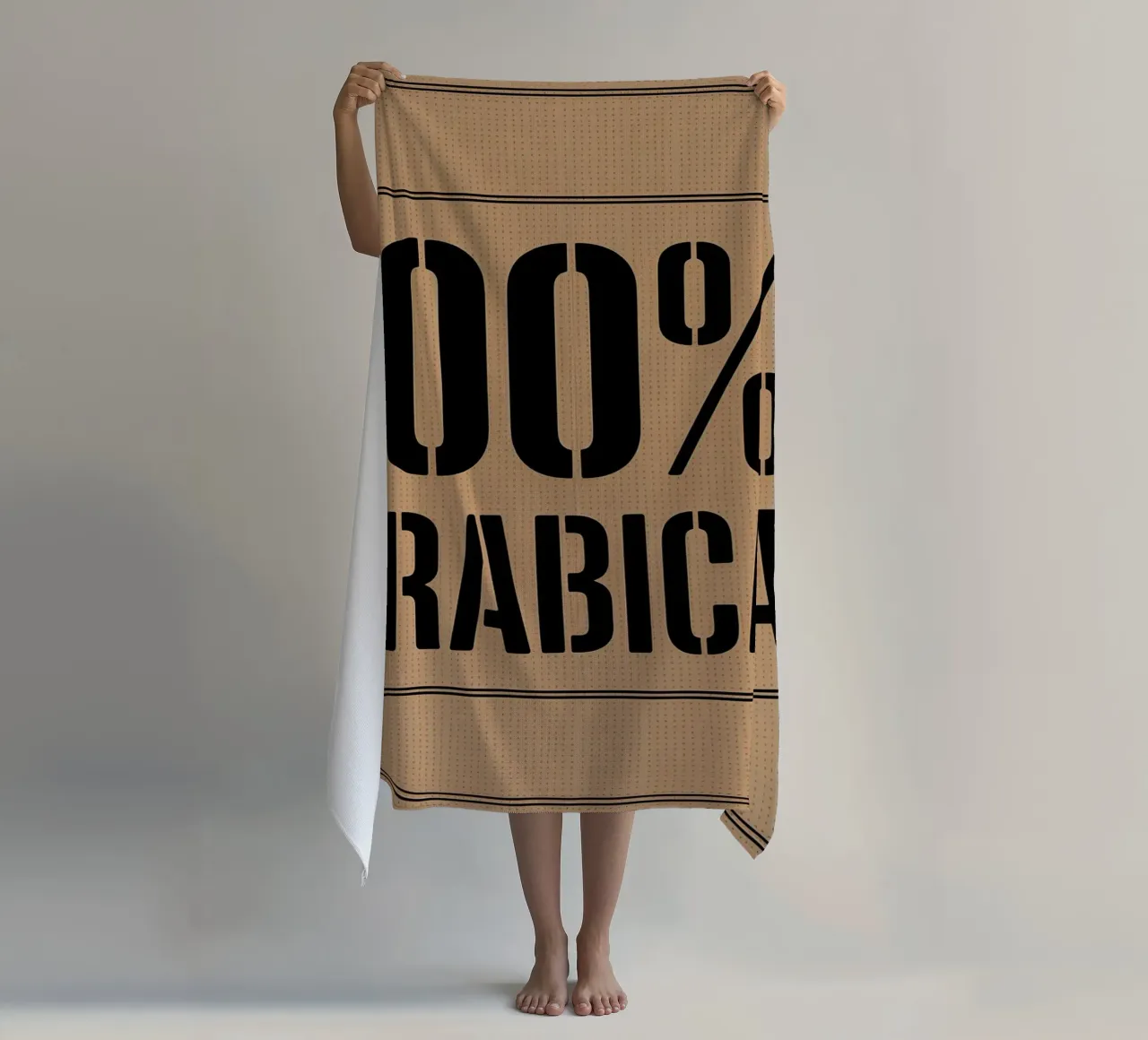 vintage burlap coffee sack telo mare da LIFESTYLE OBJECTS