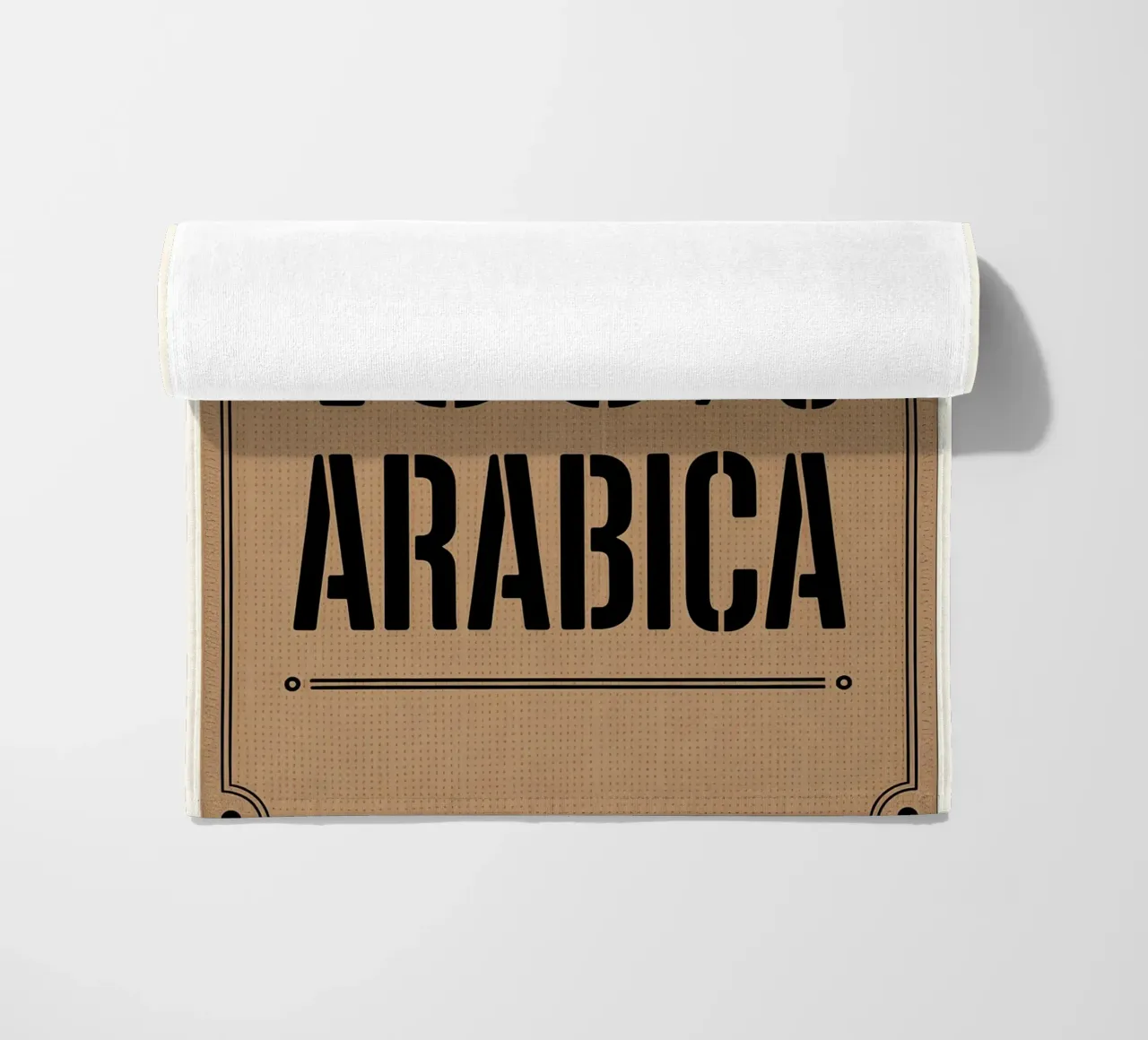 vintage burlap coffee sack beach towel by LIFESTYLE OBJECTS