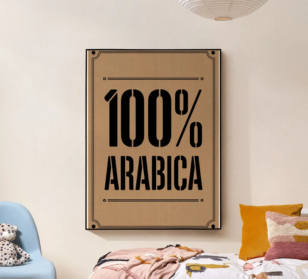 vintage burlap coffee sack Acryl-Glas von LIFESTYLE OBJECTS