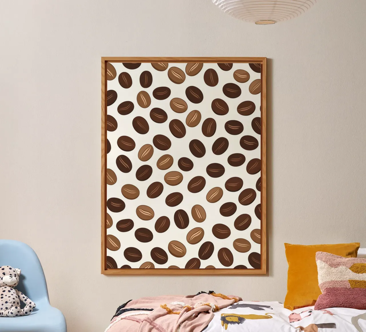 Coffee beans pattern forex plate by LIFESTYLE OBJECTS