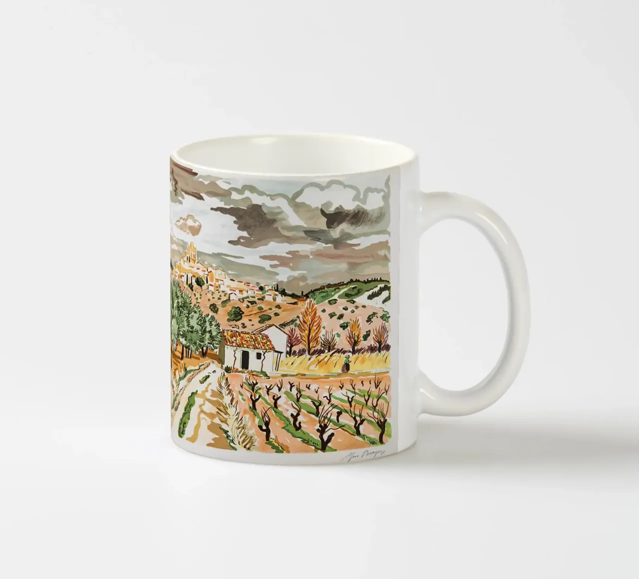 Neve in Provenza tazza in ceramica da Peteriespinoza Studio