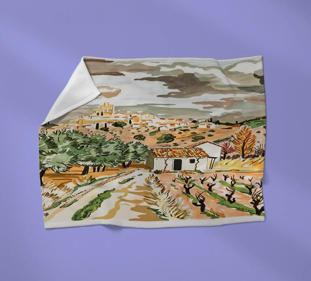 Neve in Provenza coperta in pile da Peteriespinoza Studio