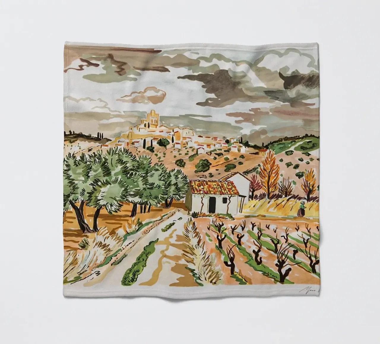 Neve in Provenza coperta in pile da Peteriespinoza Studio