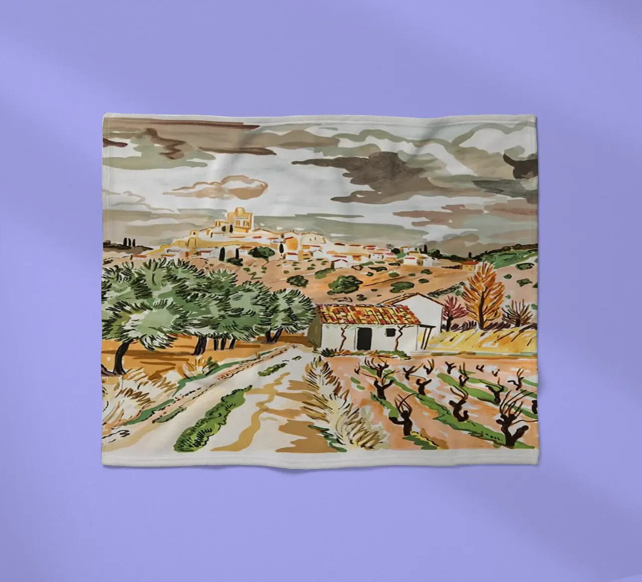 Neve in Provenza coperta in pile da Peteriespinoza Studio