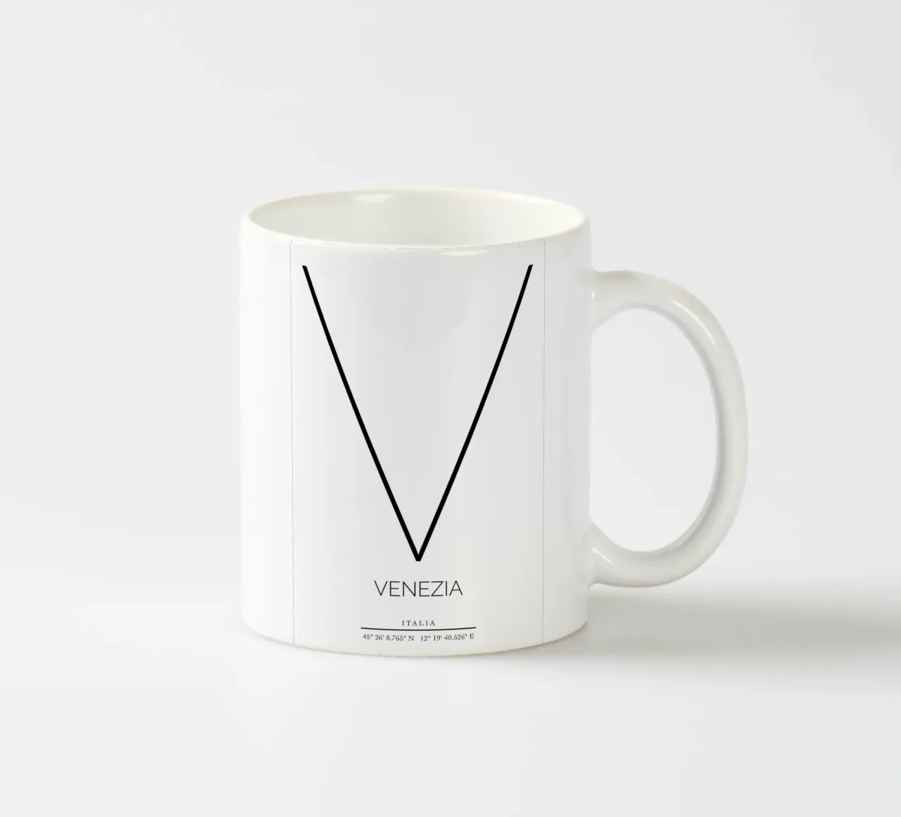 VENEZIA - bianco ceramic mug by CityLights