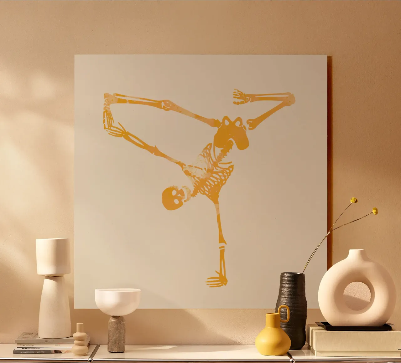 Breakdance squelette plexiglas de Little Dean