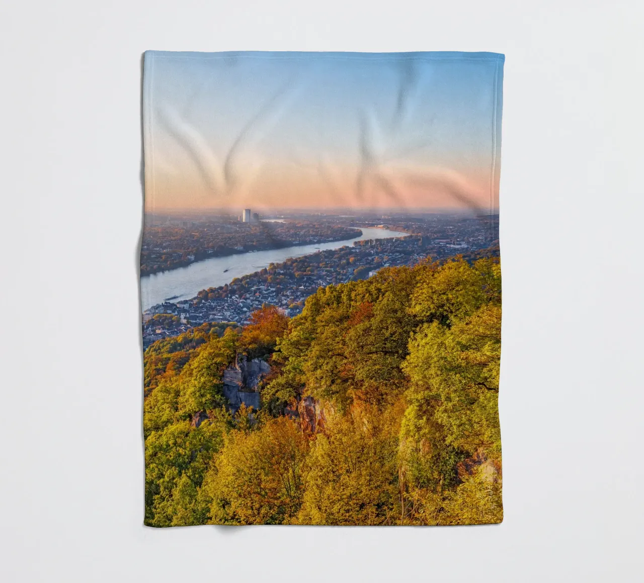 DER RHEIN 05 coperta in pile da Tom Uhlenberg