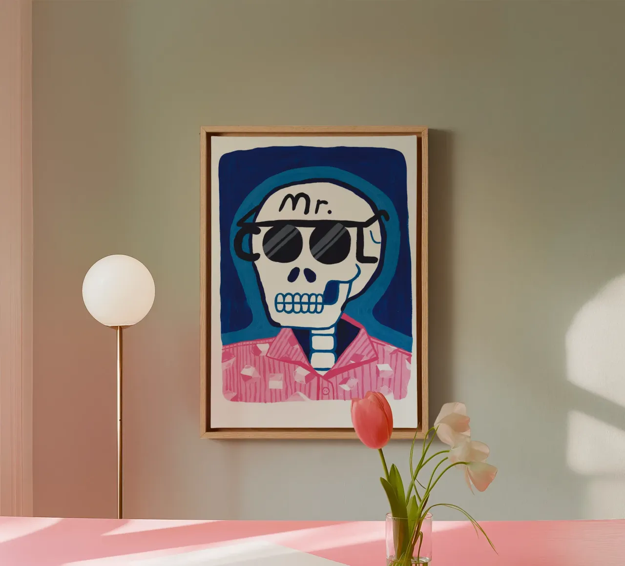 Mr. Cool tela con Cornice a cassetta da Alex Foster