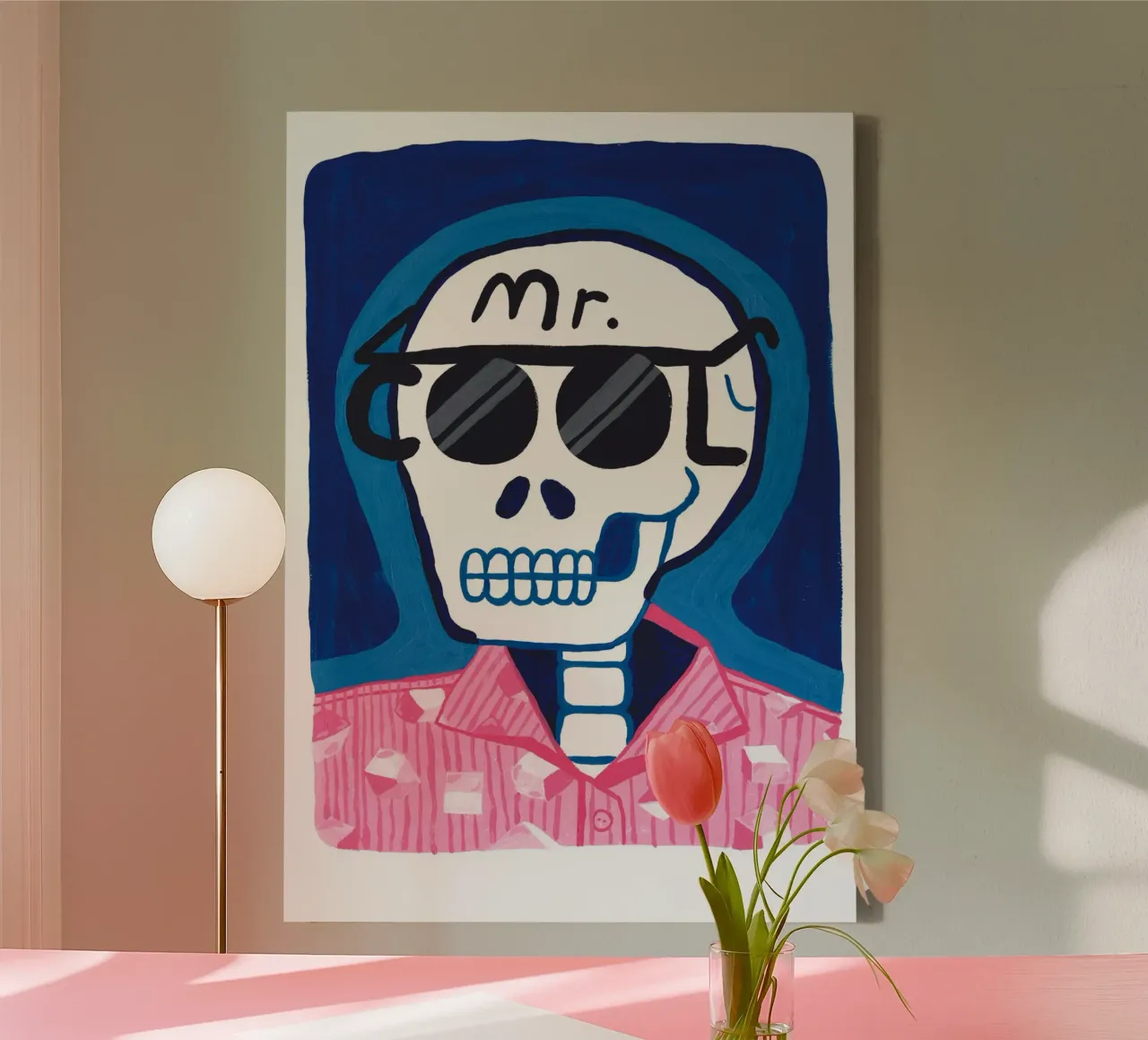 Mr. Cool tela con Cornice a cassetta da Alex Foster