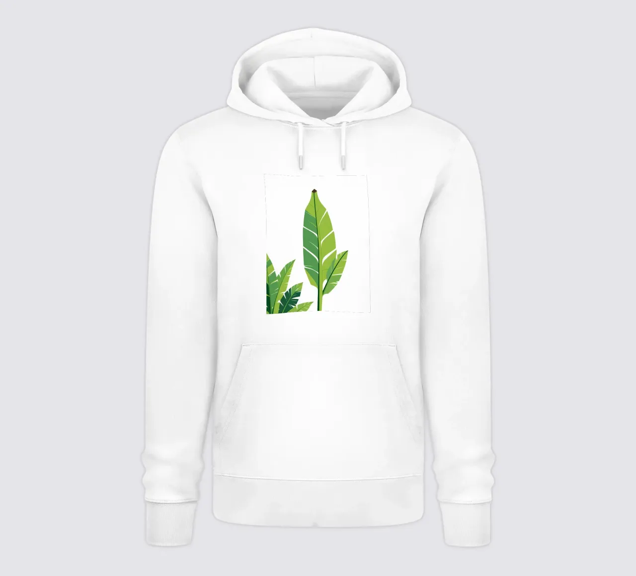 Sezione di forma di foglia di banana felpa con cappuccio da Botanical Gallery