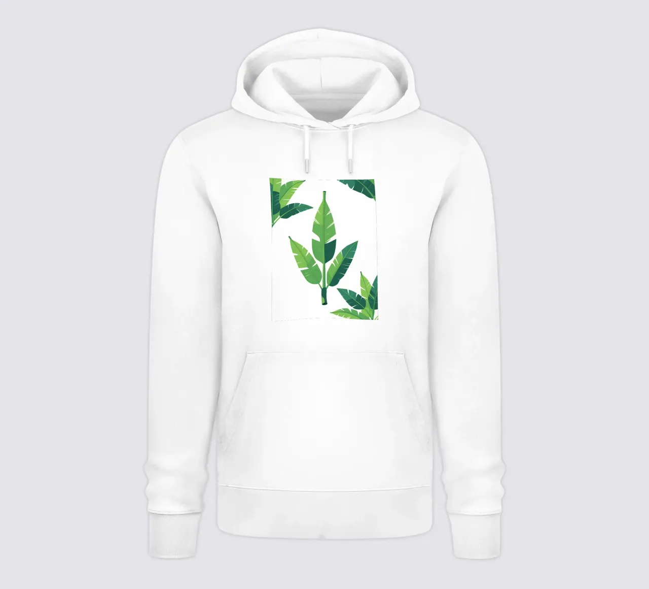 Sezione di forma di foglia di banana felpa con cappuccio da Botanical Gallery