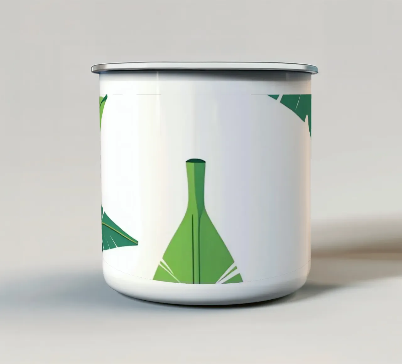 Sezione di forma di foglia di banana tazza in smalto da Botanical Gallery