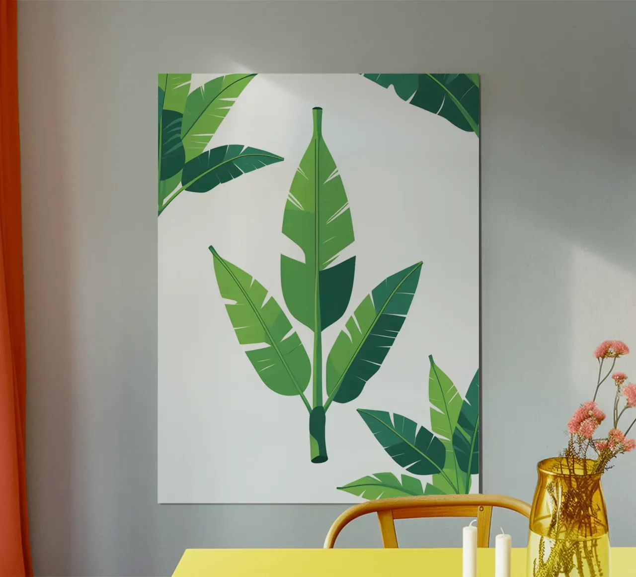 Section of banana leaf shape hahnemühle by Botanical Gallery