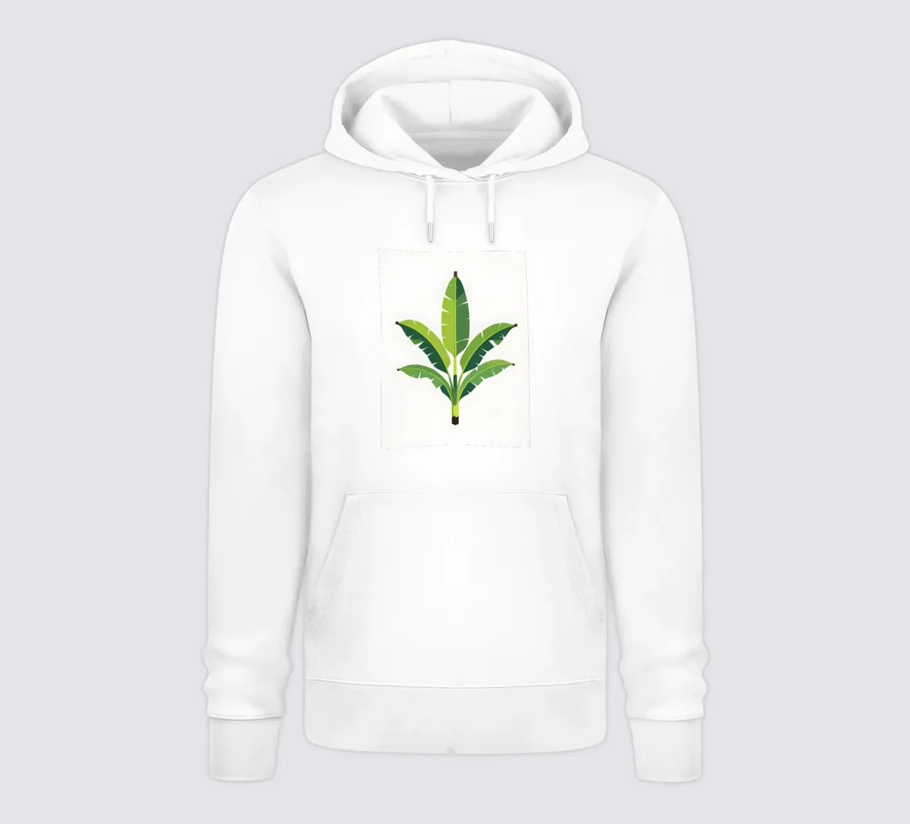 Sezione di forma di foglia di banana felpa con cappuccio da Botanical Gallery