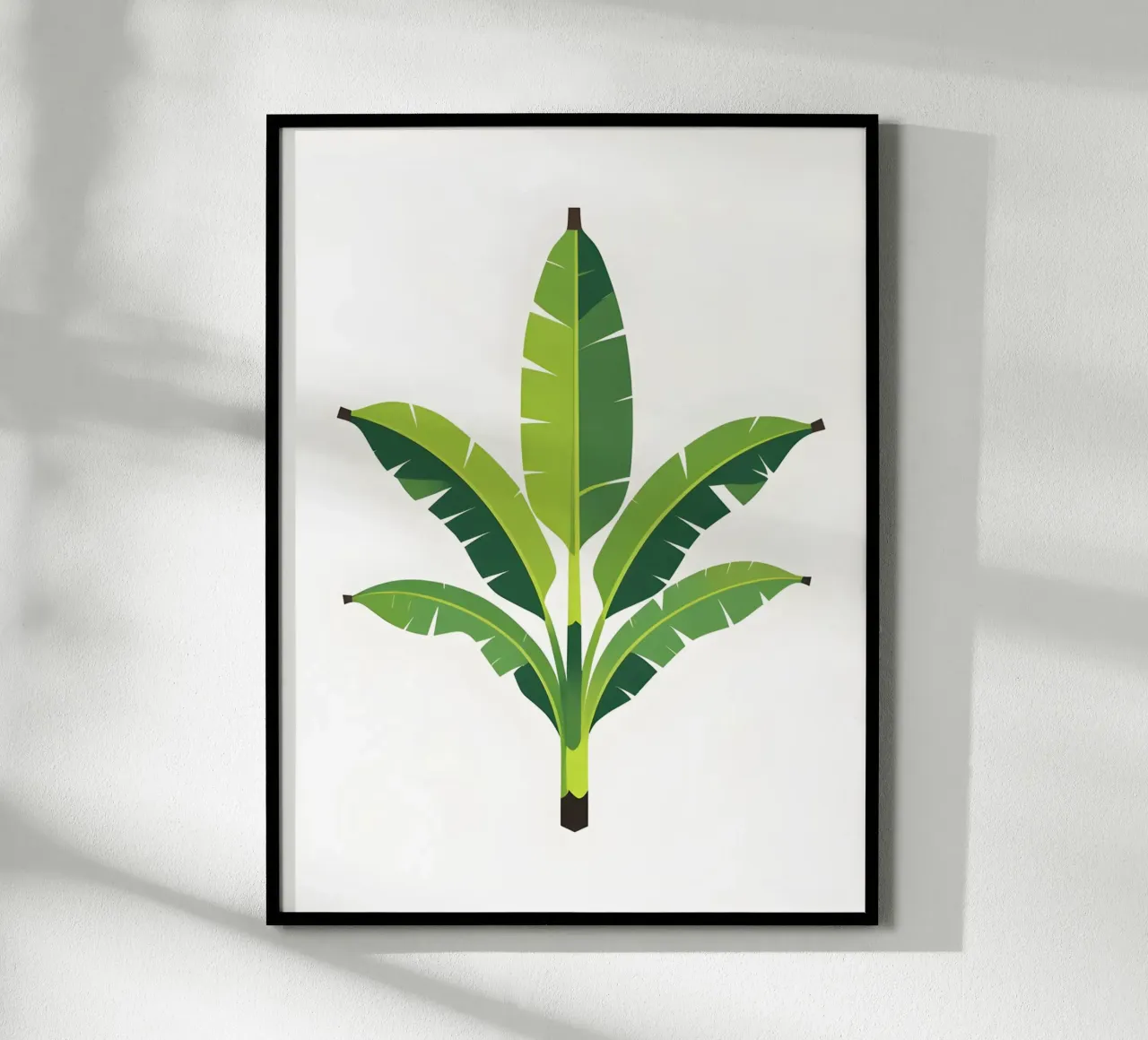 Section of banana leaf shape hahnemühle by Botanical Gallery