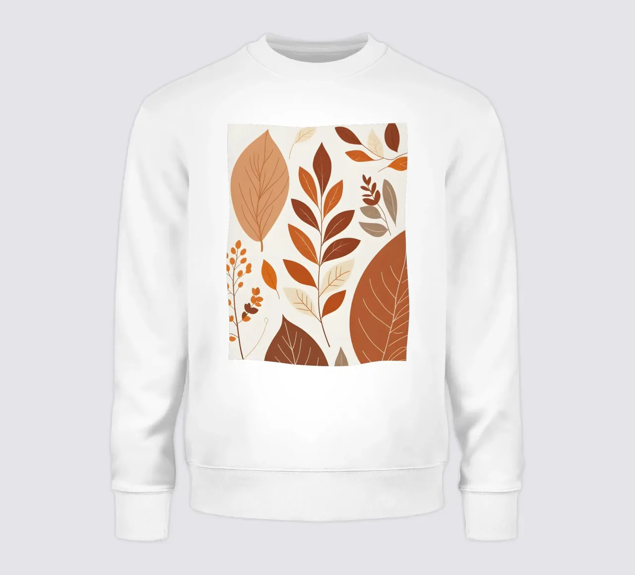 Composizione astratta di foglie autunnali felpa da Botanical Gallery