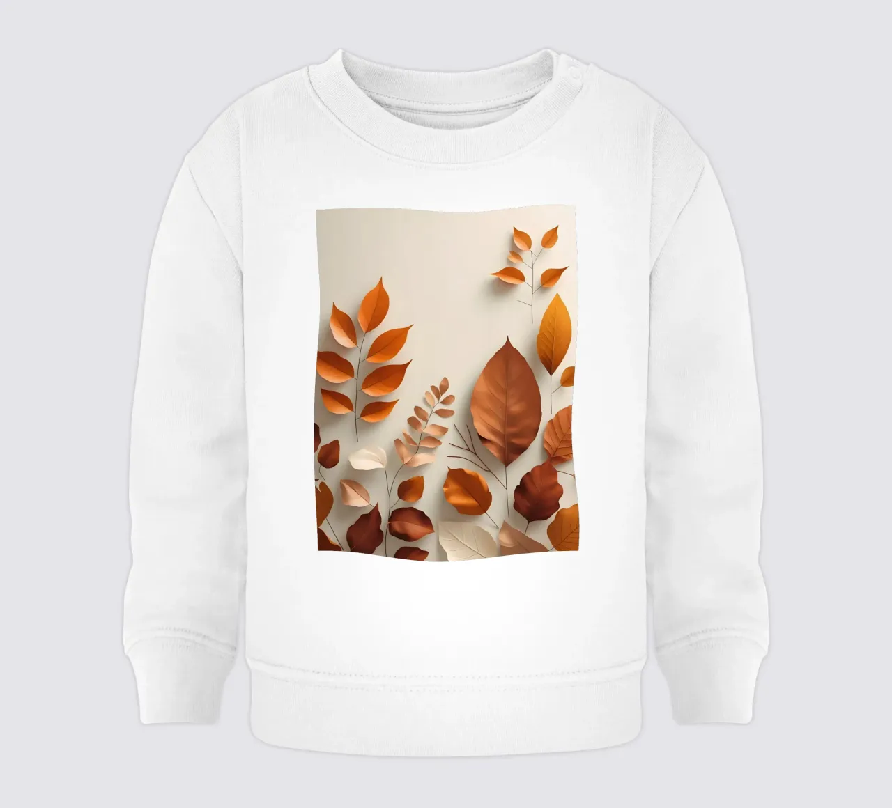 Composizione astratta di foglie autunnali felpa neonato da Botanical Gallery