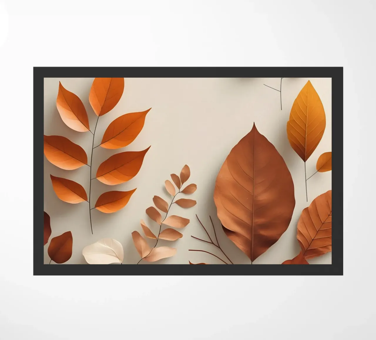 Composizione astratta di foglie autunnali zerbino da Botanical Gallery