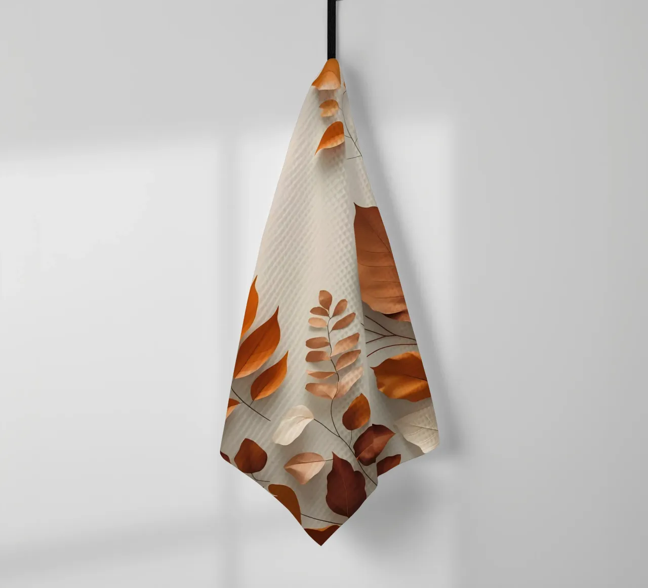 Arrangement abstrait de feuilles d'automne torchon de Botanical Gallery