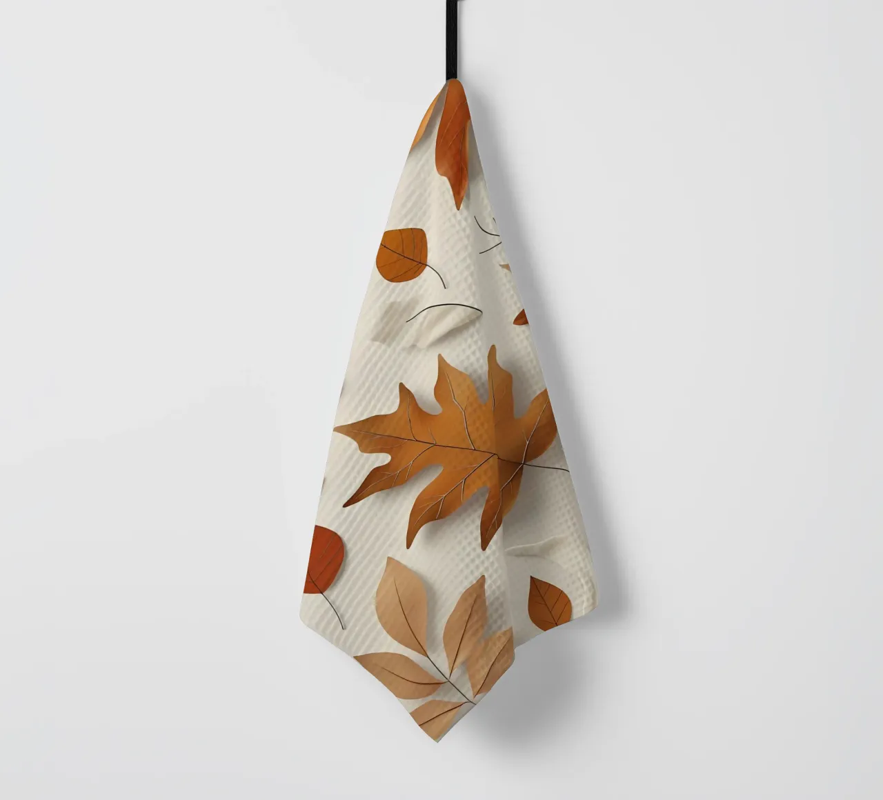 Arrangement abstrait de feuilles d'automne torchon de Botanical Gallery