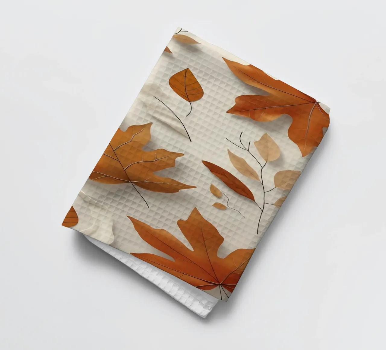 Arrangement abstrait de feuilles d'automne torchon de Botanical Gallery