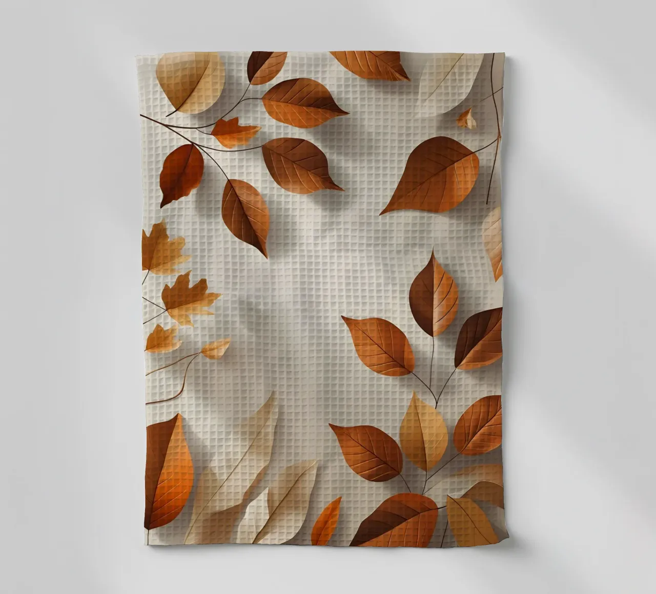 Arrangement abstrait de feuilles d'automne torchon de Botanical Gallery