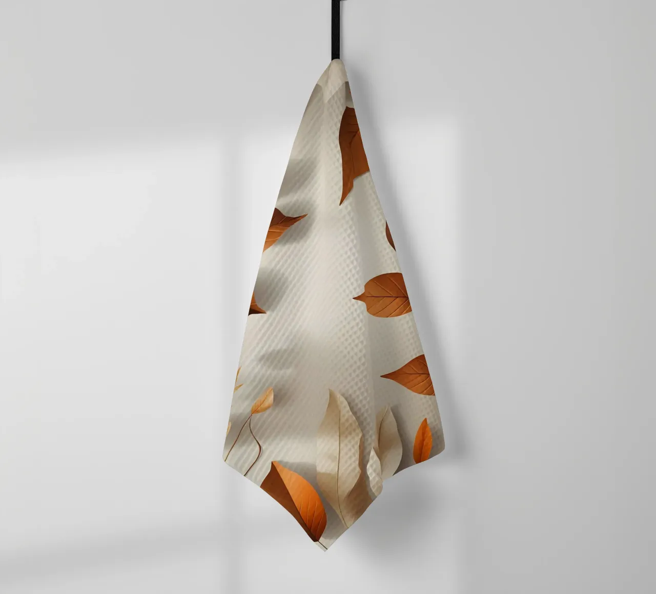 Arrangement abstrait de feuilles d'automne torchon de Botanical Gallery