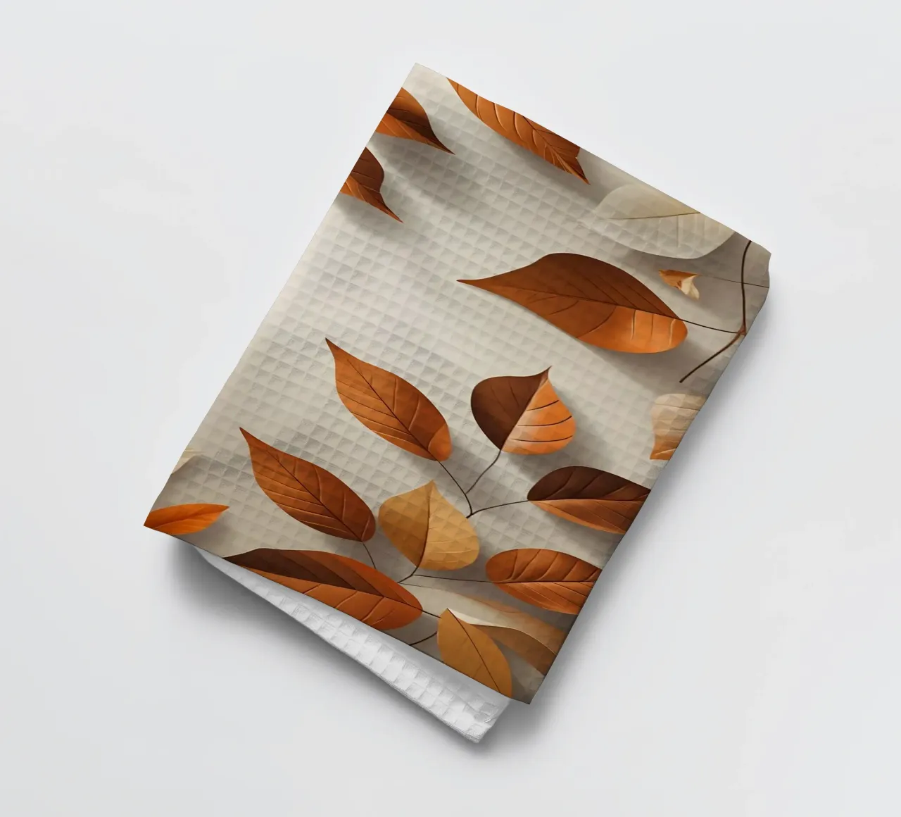 Arrangement abstrait de feuilles d'automne torchon de Botanical Gallery
