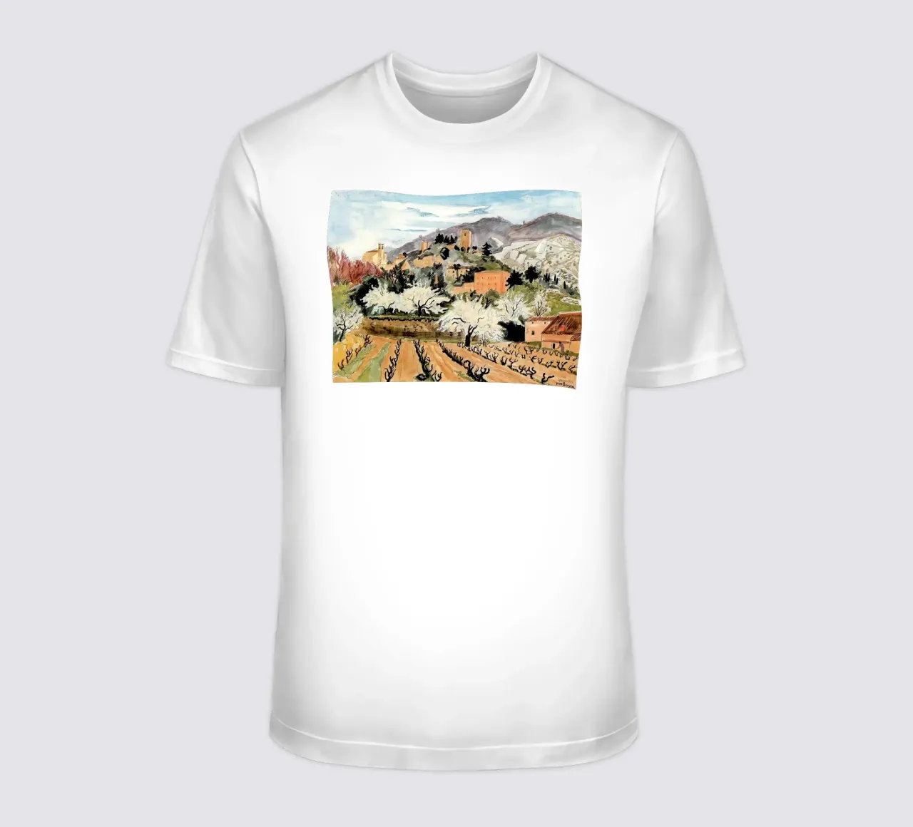 Primavera a Oppede t-shirt da Peteriespinoza Studio