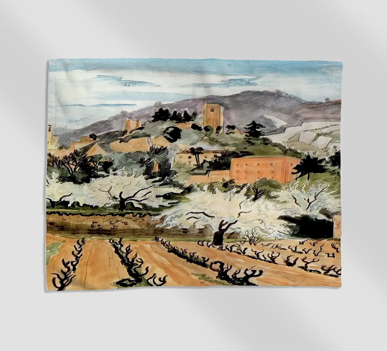 Primavera a Oppede telo mare da Peteriespinoza Studio