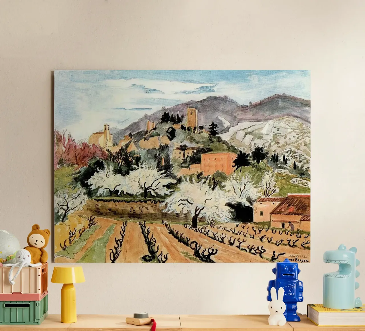 Primavera a Oppede alluminio dibond da Peteriespinoza Studio
