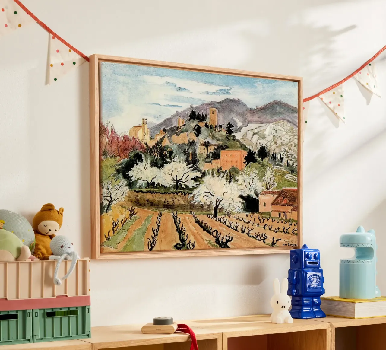 Spring in Oppede canvas by Peteriespinoza Studio