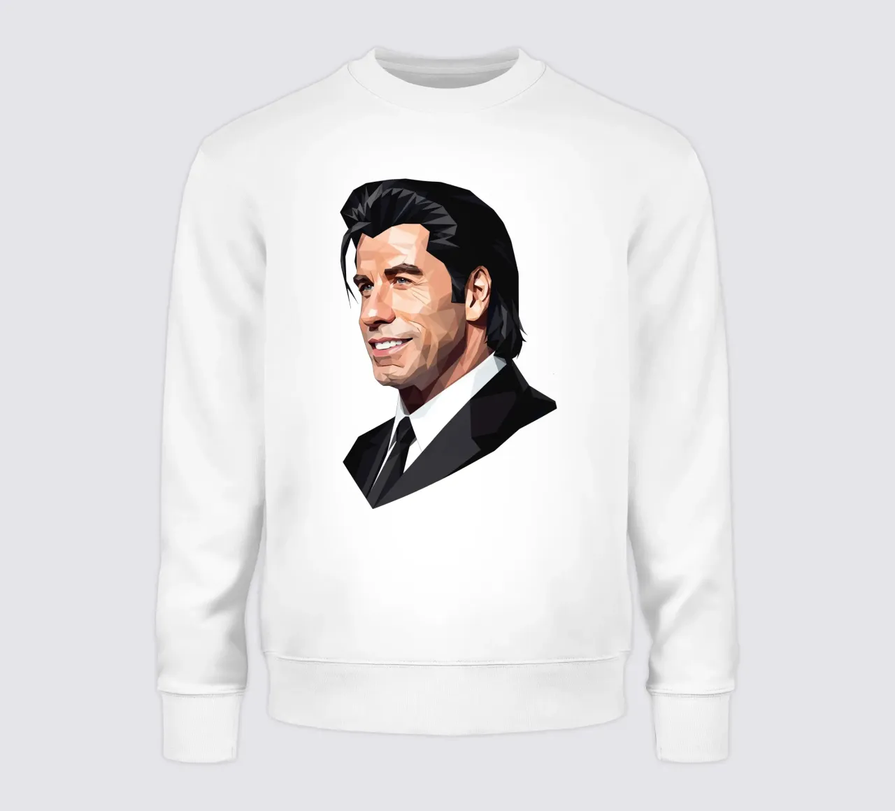 John Travolta Lowpoly felpa da Low Profile