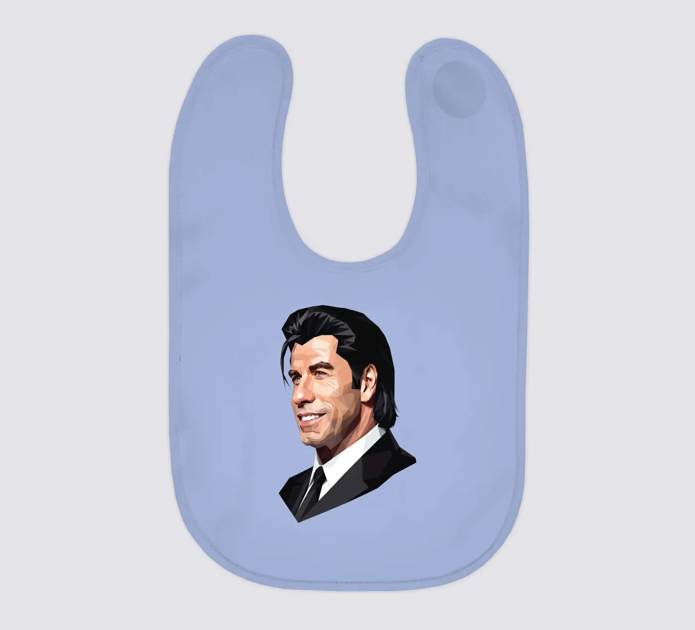 John Travolta Lowpoly bavaglino da Low Profile