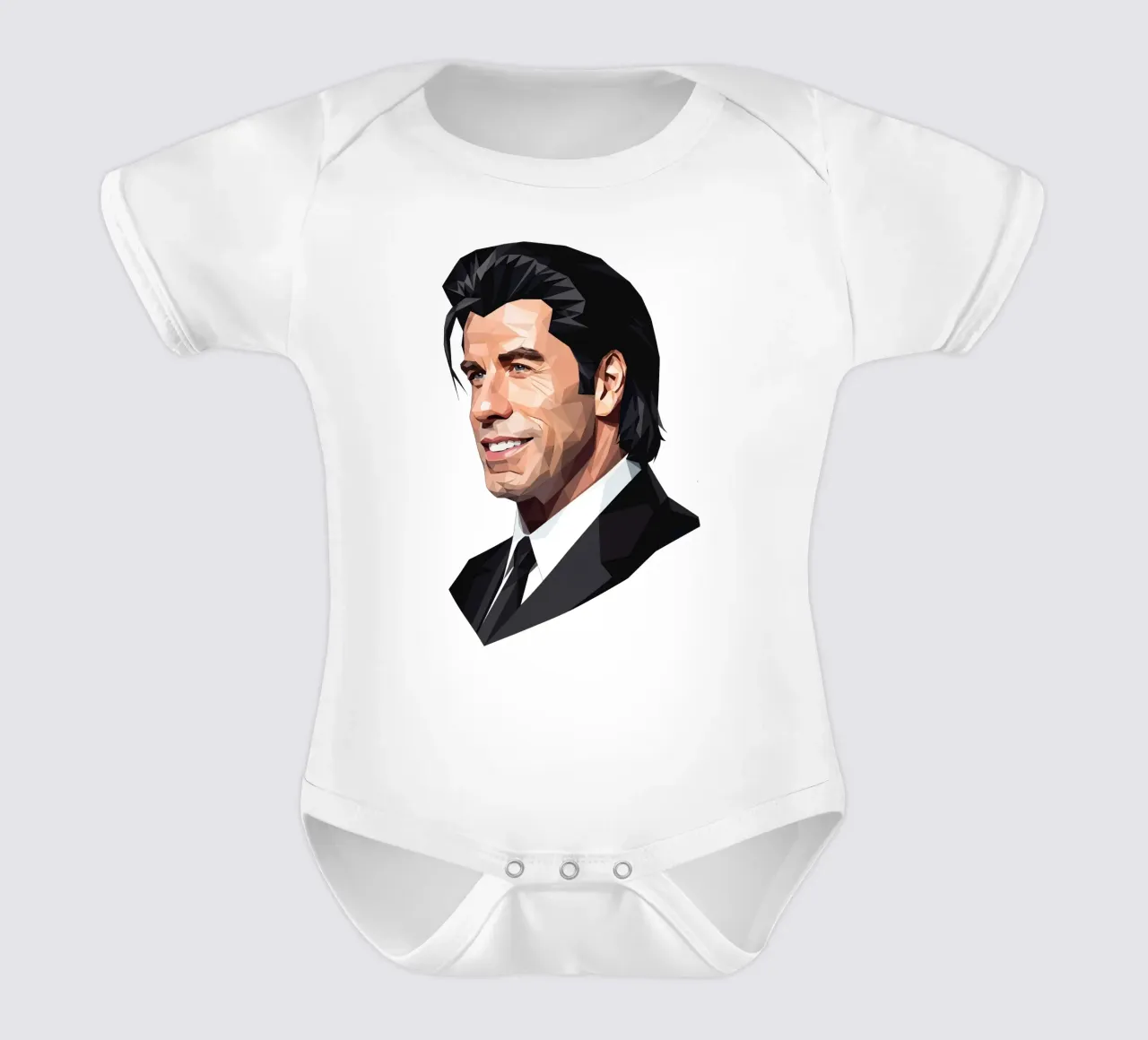 John Travolta Lowpoly body neonato maniche corte da Low Profile