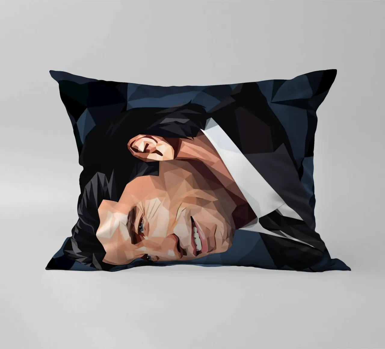 John Travolta Lowpoly cuscino da Low Profile