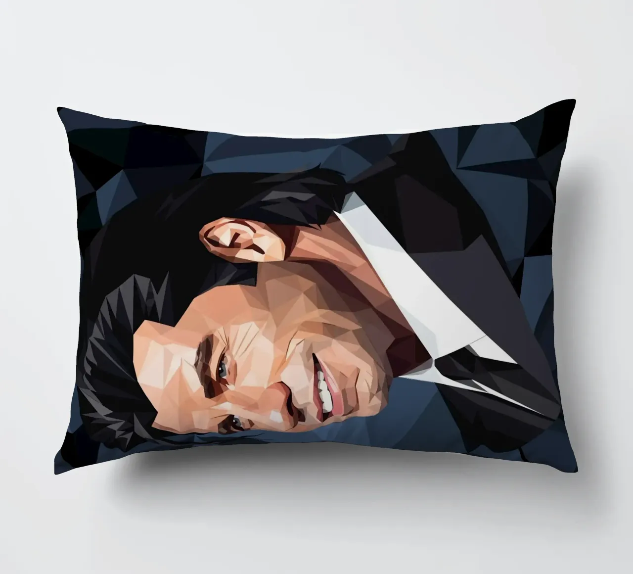John Travolta Lowpoly cuscino da Low Profile