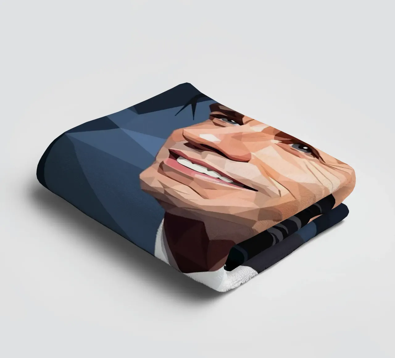 John Travolta Lowpoly asciugamano da bagno da Low Profile