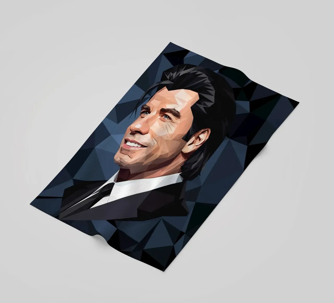 John Travolta Lowpoly telo mare da Low Profile