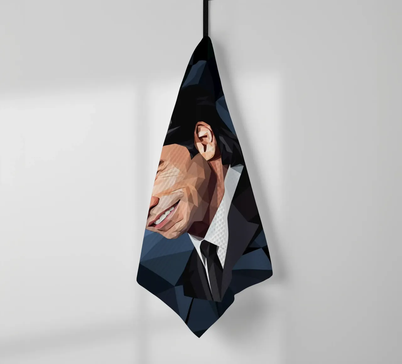 John Travolta Lowpoly canovaccio da cucina da Low Profile