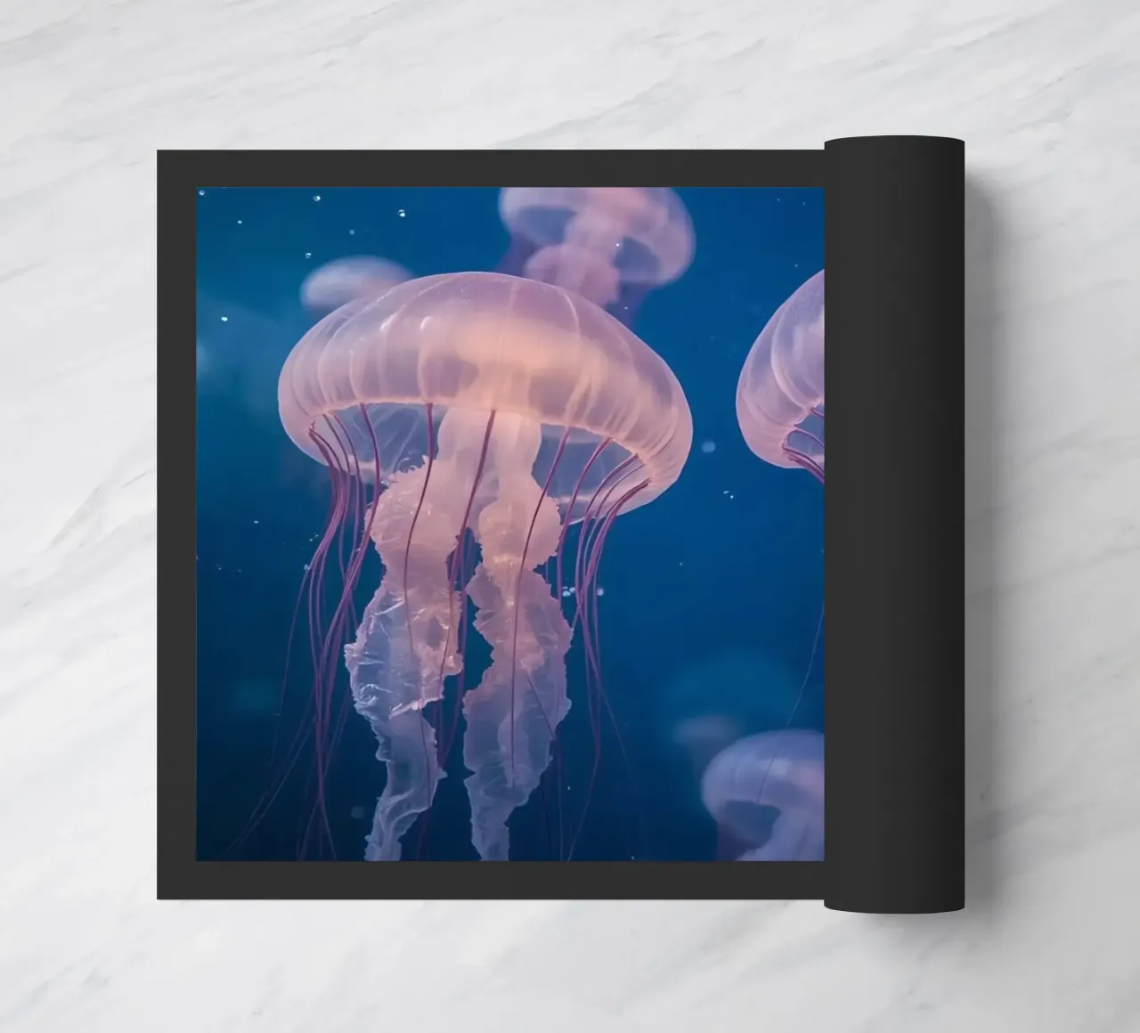 Meduse in acqua blu zerbino da DesignDoodle