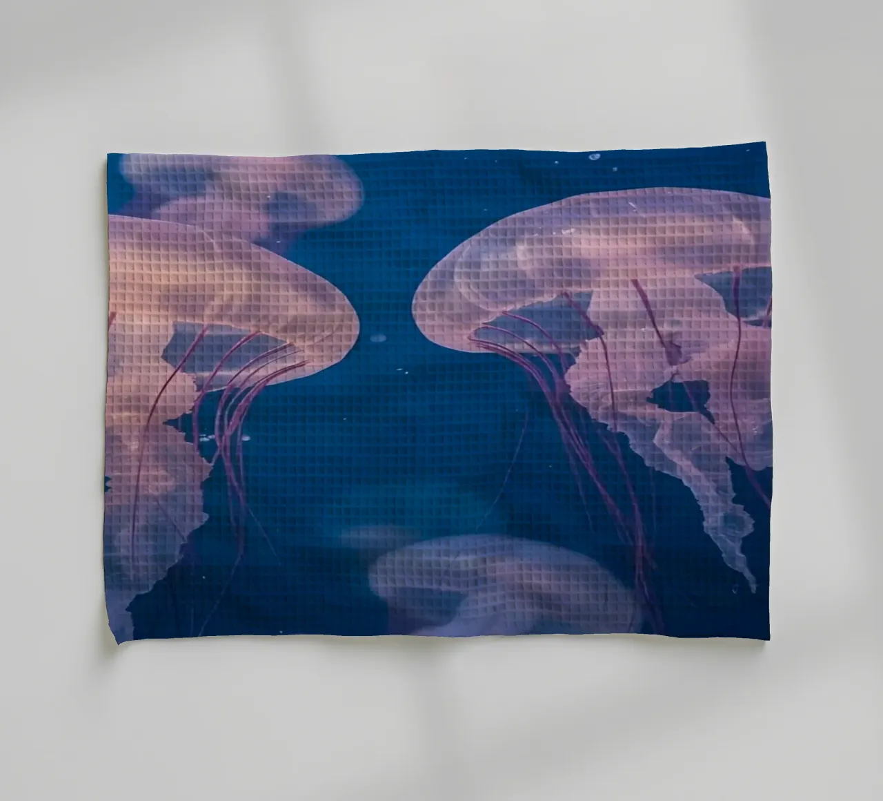 Meduse in acqua blu canovaccio da cucina da DesignDoodle