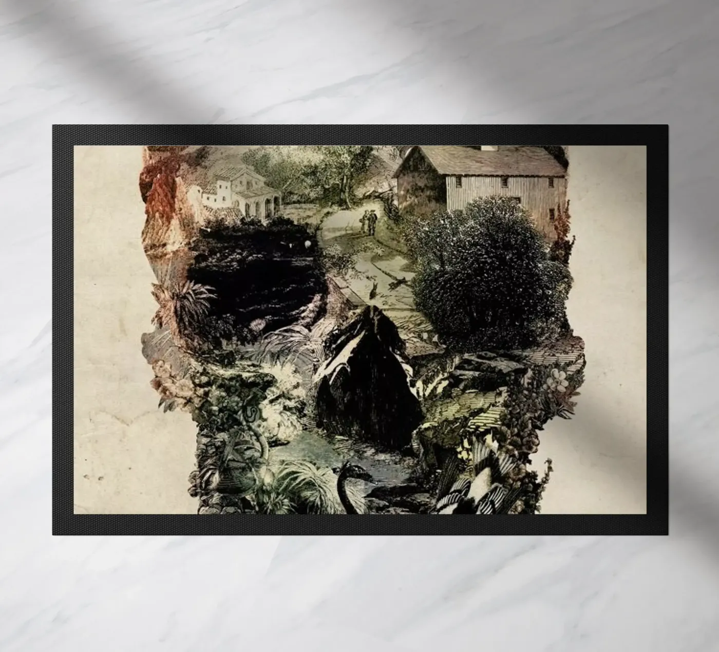 Skull Town deurmat van Ali Gulec